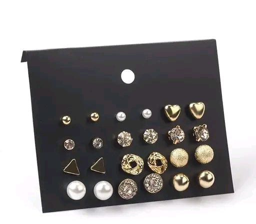 Allure Silver Earring Combo | Elegant Silver Earrings Collection Set