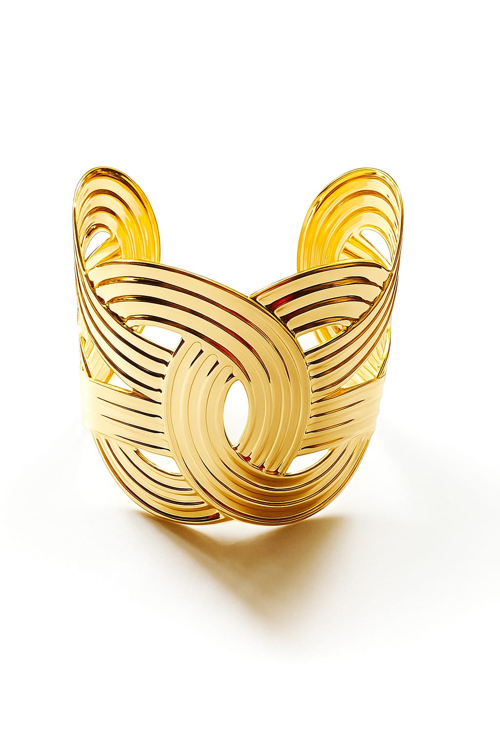 Bold Gold Plated Statement Cuff