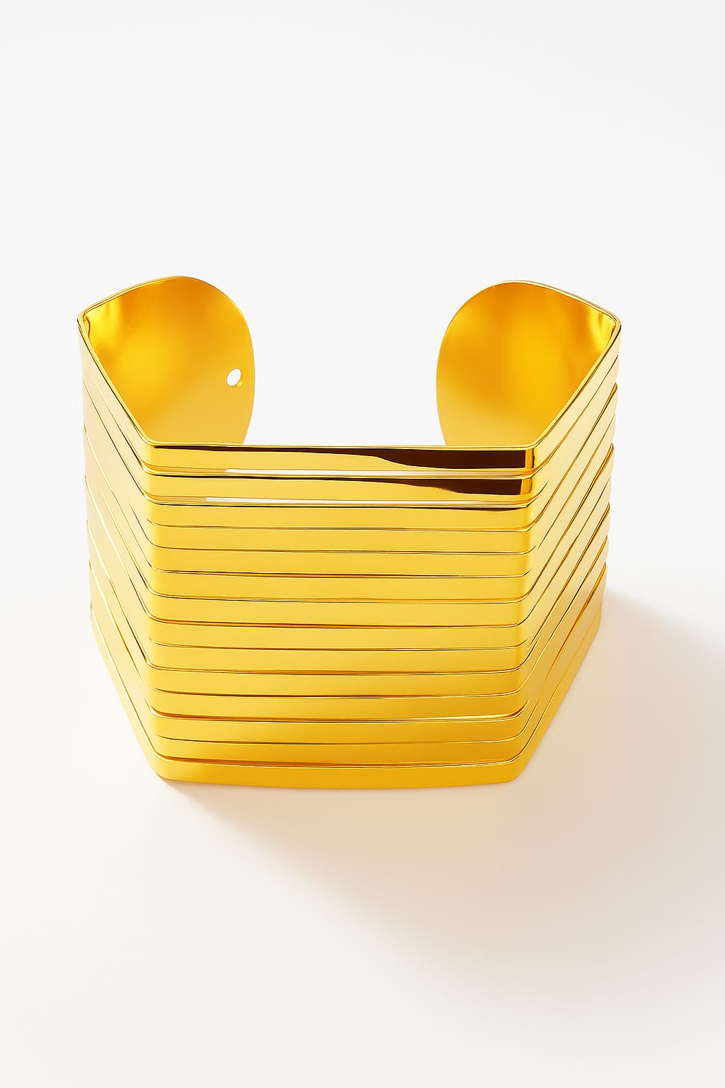 Bold Gold Plated Statement Cuff