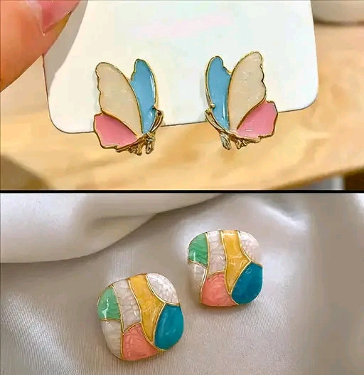 Charming Korean Butterfly Earrings