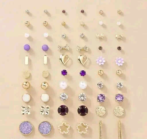 Chic Sparkle: Combo Earrings That Dazzle