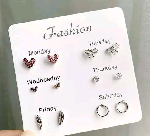 Sparkle Bright Fun Silver Earrings