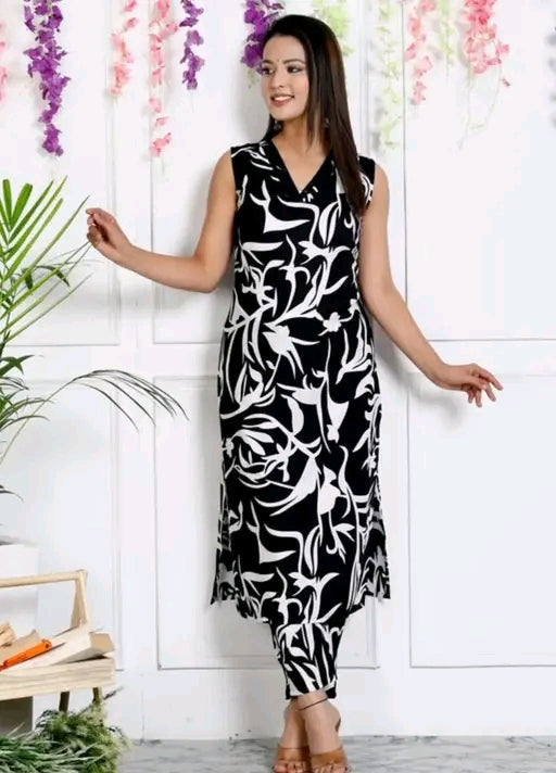 Trendy Black and white Co-ord Set