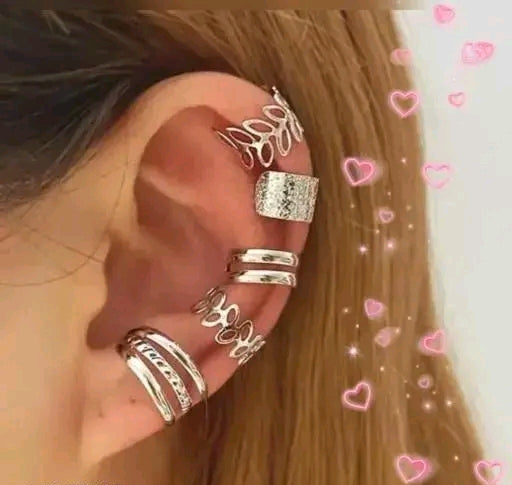 Stylish Korean Earcuff pack of 5