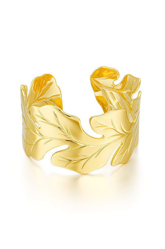 Bold Gold Plated Statement Cuff