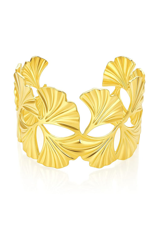 Bold Gold Plated Statement Cuff